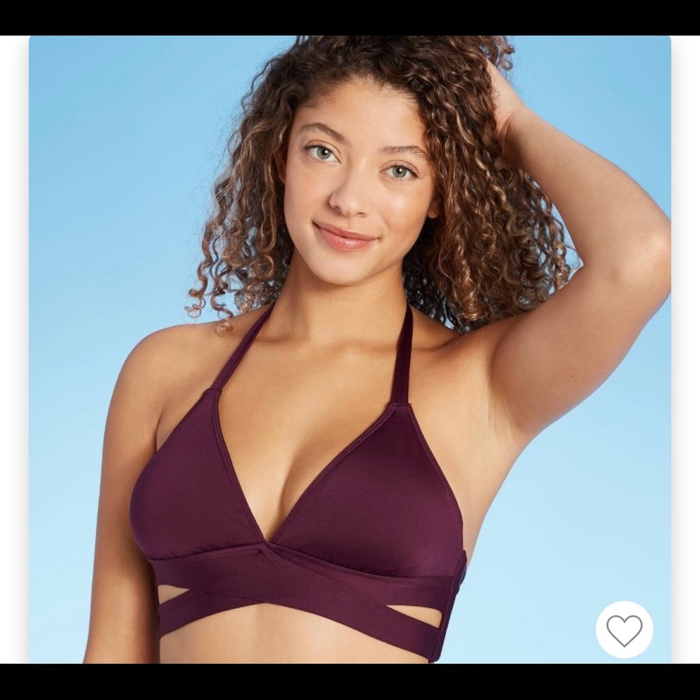 NWOT Kona Sol Women’s Wrap Halter Bikini Top